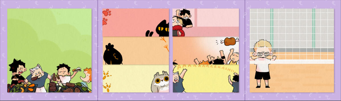 Memo pad set - Iroiro (Haikyuu!!)